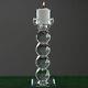 Candle Holders 7 Tall Clear Crystal Candlesticks Home Gift Wedding Decorations