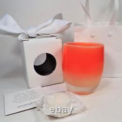 CREAMSICLE GLASSYBABY VOTIVE With BOX, CANDLE & BAG