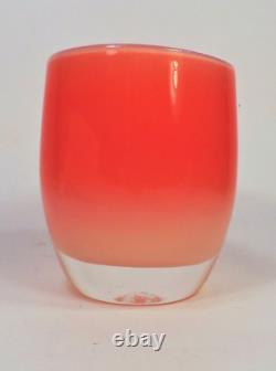 CREAMSICLE GLASSYBABY VOTIVE With BOX, CANDLE & BAG