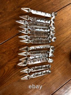 CZECH BOHEMIAN BOWL & 2 CANDLE HOLDERS Cased Glass white to green, 3 PIECES