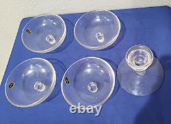 Cambridge glass candle holders and candlestick 5 pcs