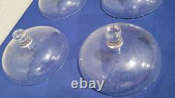 Cambridge glass candle holders and candlestick 5 pcs