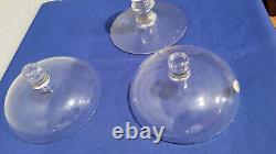 Cambridge glass candle holders and candlestick 5 pcs