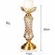 Candle Holder Candlestick Petal-type Alloy Base Furnishing Table Centerpiece New