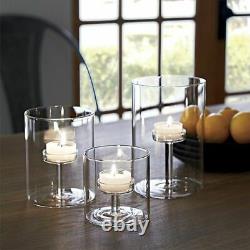 Candle Holder Modern Glass Matching Cup Crystal Candlesticks Wedding Decoration