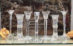 Candle Holders Glass Crystal Vintage Mixed Styles / Wedding Holiday Centerpiece