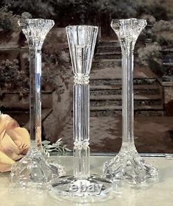 Candle Holders Glass Crystal Vintage Mixed Styles / Wedding Holiday Centerpiece