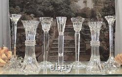 Candle Holders Glass Crystal Vintage Mixed Styles / Wedding Holiday Centerpiece