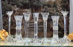 Candle Holders Glass Crystal Vintage Mixed Styles / Wedding Holiday Centerpiece