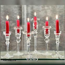 Candle Holders Set Mixed Styles / Sizes Wedding Holiday Candlesticks Set of 6