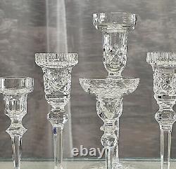 Candle Holders Set Mixed Styles / Sizes Wedding Holiday Candlesticks Set of 6