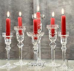 Candle Holders Set Mixed Styles / Sizes Wedding Holiday Candlesticks Set of 6