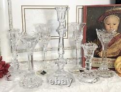 Candle Holders Set Mixed Styles / Sizes Wedding Holiday Candlesticks Set of 7