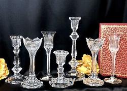 Candle Holders Set Mixed Styles / Sizes Wedding Holiday Candlesticks Set of 7