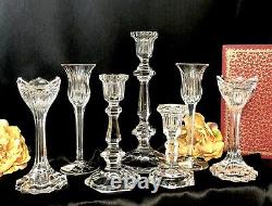 Candle Holders Set Mixed Styles / Sizes Wedding Holiday Candlesticks Set of 7