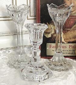 Candle Holders Set Mixed Styles / Sizes Wedding Holiday Candlesticks Set of 7