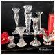 Candle Holders Set Mixed Styles / Sizes Wedding Holiday Centerpiece Set Of 7