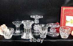 Candle Holders Set Mixed Styles / Sizes Wedding Holiday Centerpiece Set of 7