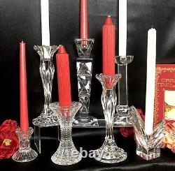 Candle Holders Set Mixed Styles / Sizes Wedding Holiday Centerpiece Set of 7