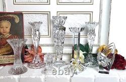 Candle Holders Set Mixed Styles / Sizes Wedding Holiday Centerpiece Set of 7