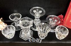 Candle Holders Set Mixed Styles / Sizes Wedding Holiday Centerpiece Set of 7