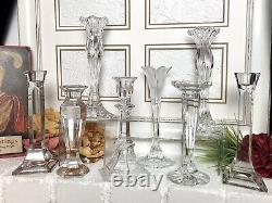 Candle Holders Set Mixed Styles / Sizes Wedding Holiday Centerpiece Set of 8