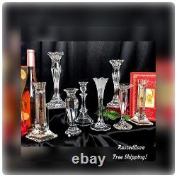 Candle Holders Set Mixed Styles / Sizes Wedding Holiday Centerpiece Set of 8