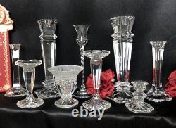 Candle Holders Set Mixed Styles / Sizes Wedding Holiday Centerpiece Set of 9