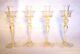 Cenedese Murano Glass (signed) Set Of 4 Candlestick Holders