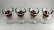 Champagne Moet & Chandon A Set Of 4 Candle Holders Glass, Photophore New