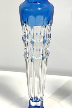 Christian Lacroix Pair Of Glass Candlesticks Candle Holders