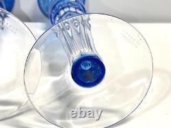 Christian Lacroix Pair Of Glass Candlesticks Candle Holders