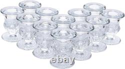 Classic Glass Taper Candle Holders Elegant Decorative Candle Stands High