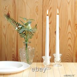 Classic Glass Taper Candle Holders Elegant Decorative Candle Stands High