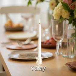 Classic Glass Taper Candle Holders Elegant Decorative Candle Stands High
