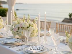 Classic Glass Taper Candle Holders Elegant Decorative Candle Stands High