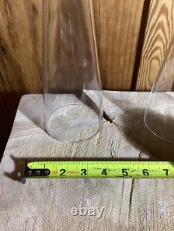 Clear Glass Candlestick Holder 23 Elegant in Excellent Condition