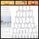 Clear Glass Taper Candle Holders 40 Pc Crystal Decorative Centerpiece