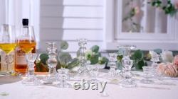 Clear Glass Taper Candle Holders 40 Pc Crystal Decorative Centerpiece