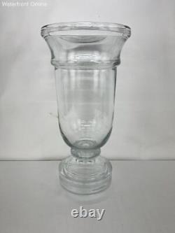 Clear Massive Pillar Hurricane Candle Glass Holder for 4 Diameter Candles