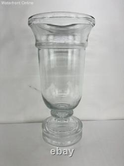 Clear Massive Pillar Hurricane Candle Glass Holder for 4 Diameter Candles