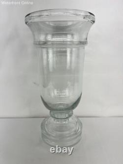 Clear Massive Pillar Hurricane Candle Glass Holder for 4 Diameter Candles