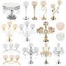 Crystal Candle Holders Candlesticks For Dining Room Wedding Table Centerpieces