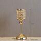 Crystal Candle Holders Gold Glass Candelabra Wedding Centerpieces Candlesticks