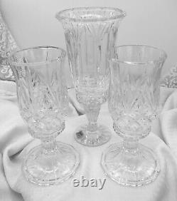 Crystal Hurricane Candle Holders Mixed Lot Wedding Centerpiece Mantle Decor 3