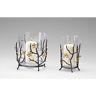 Cyan Design 4355 Raw Steel / Gold 9 Large Candle Holder