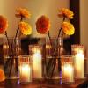 Cylinder Candle Holders For, 6 Pcs Ribbed Glass Candle Holder