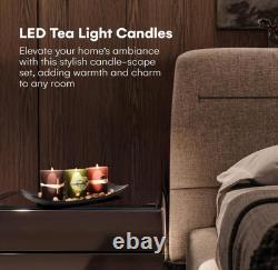 Dawhud Direct Decorative Votive Candle Holders, Vintage Decor Flameless Candlesc