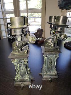 Disney Haunted Mansion Candle Holders, Bell, Picture Frame, Hour Glass, Box