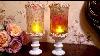 Diy How To Make Romantic Candle Holders Decoupage On Glas